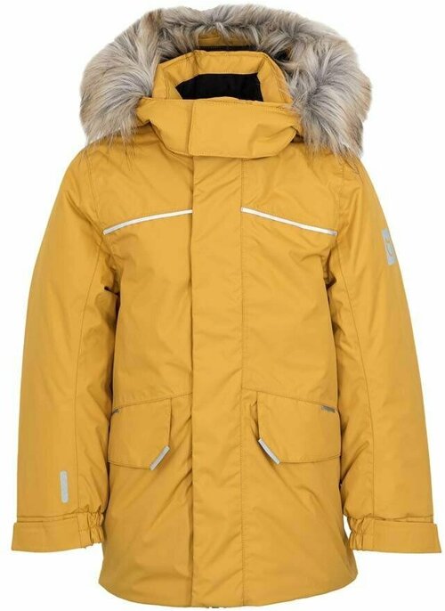 Куртка КОТОФЕЙ, размер 140, оранжевый