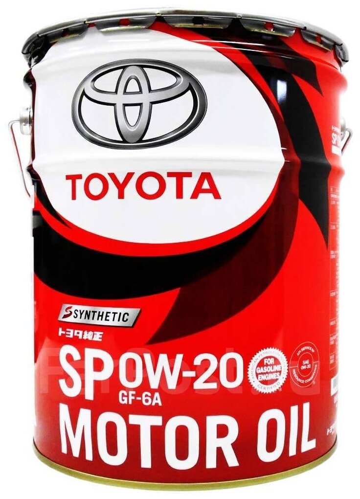 Масло моторное Toyota 0888013203 0W-20 SP/GF-6A 20L