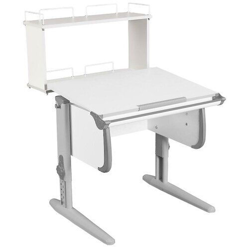 фото Стол детский дэми white-стандарт сут-24-01д 75x82 см белый/серый/серый