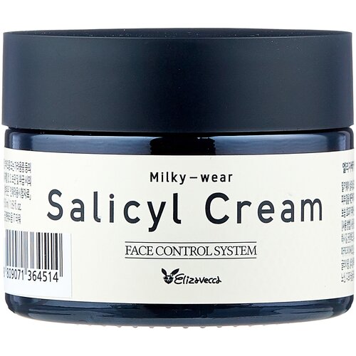 ELIZAVECCA Milky-wear Salicyl Cream Крем-пилинг для лица на основе салициловой кислоты