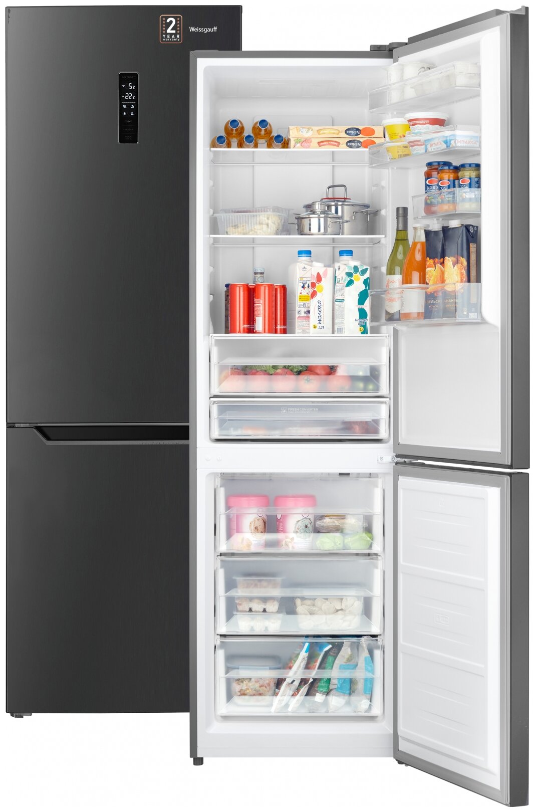 Отдельностоящий холодильник Weissgauff WRK 2000 Xbnf - фотография № 1