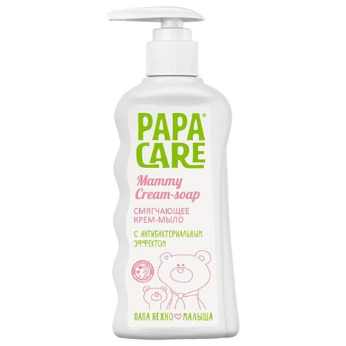 Papa Care Крем-мыло Смягчающее с антибактериальным эффектом, 250 мл для ванной и душа papa care крем мыло для рук увлажняющее с календулой