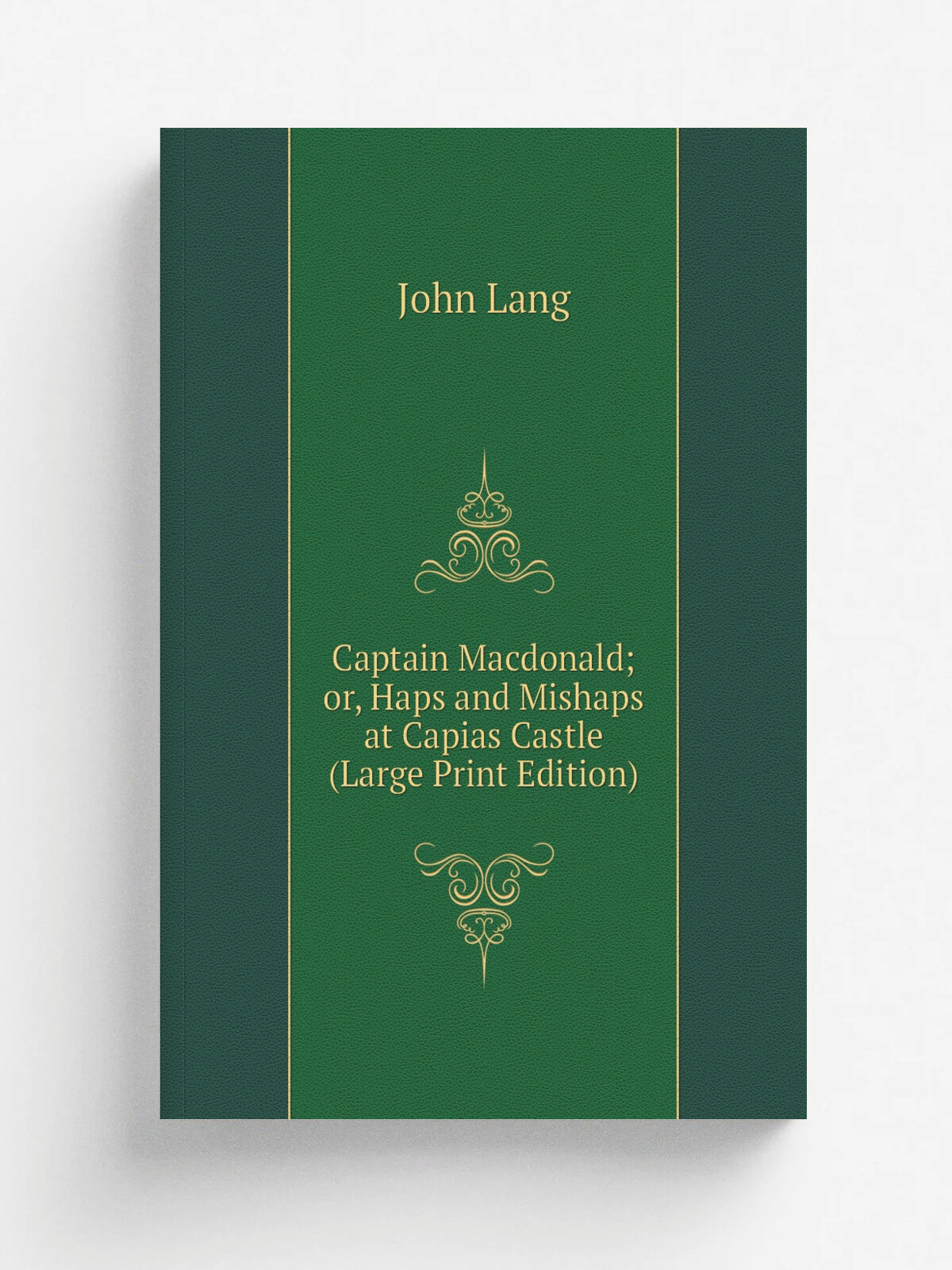 Captain Macdonald; or, Haps and Mishaps at Capias Castle (Large Print Edition) | John Lang | Репринт