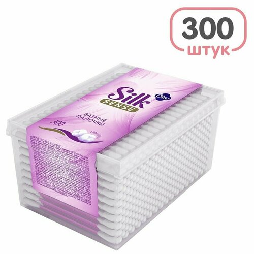 Палочки ватные Ola! Silk Sense 300шт ватные палочки ola silk sense ватные палочки в круглой банке