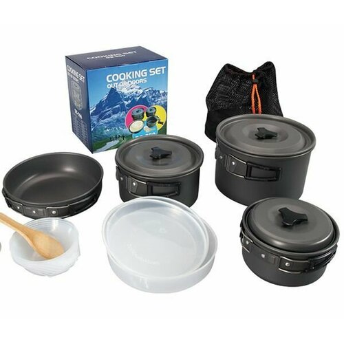 фото Набор туристической посуды cooking set ds-508 нет бренда