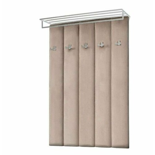 Вешалка настенная для прихожей с полкой для одежды