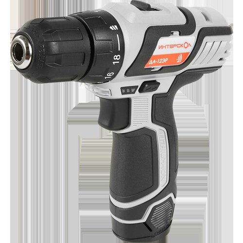 Дрель-шуруповерт аккумуляторная Интерскол ДА-12ЭР 12 В Li-ion 2x2 Ач 920600₽