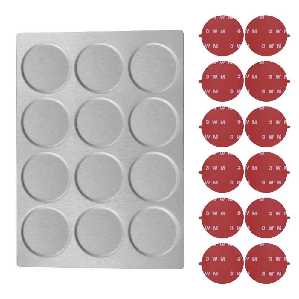 Магнитные банки для специй LMETJMA из нержавеющей стали Красный