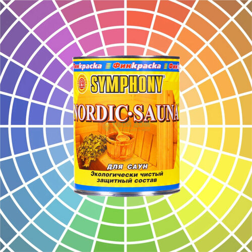 Антисептик для дерева Symphony Nordic Sauna для саун и бань 09 л 980₽