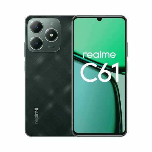 Смартфон realme C61 6128 ГБ RMX3930 Темно-зеленый 13990₽