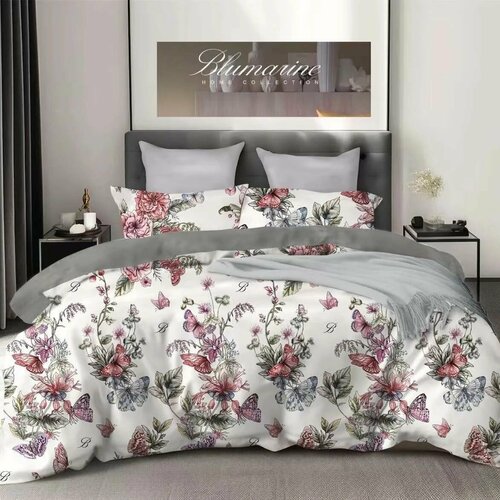 Комплект постельного белья с одеялом Blumarine Мако-Сатин Египетский хлопок Евро наволочки 50x70 18990₽