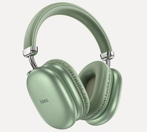 Изображение товара Наушники полноразмерные HOCO W35 Max Joy, bluetooth 5.3, AUX, зелёный