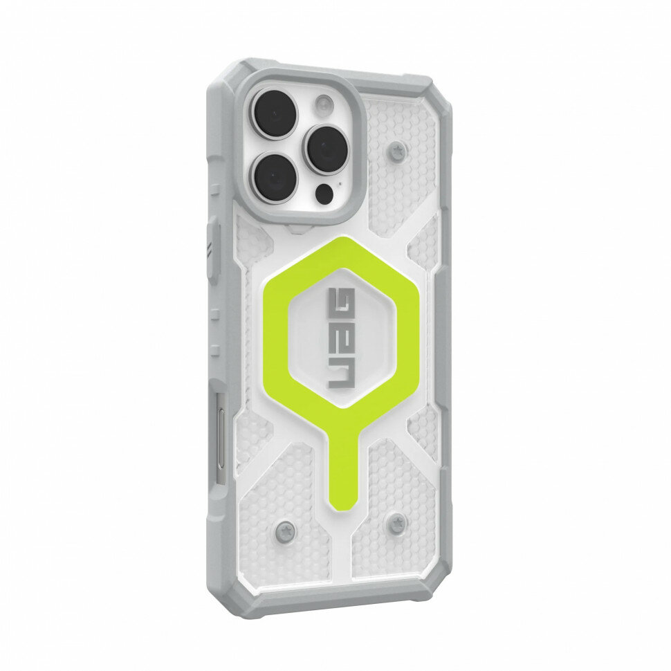 Чехол UAG Pathfinder с MagSafe для iPhone 16 Pro Max Active Neon неон 114465118181 — фото 1