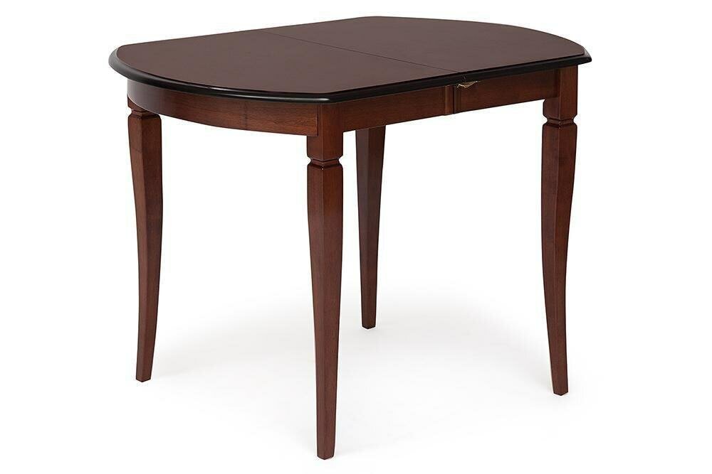 TetChair Стол раскладной Modena (MD-T4EX) дерево гевея/мдф, 100+29х75х75 см MAF brown