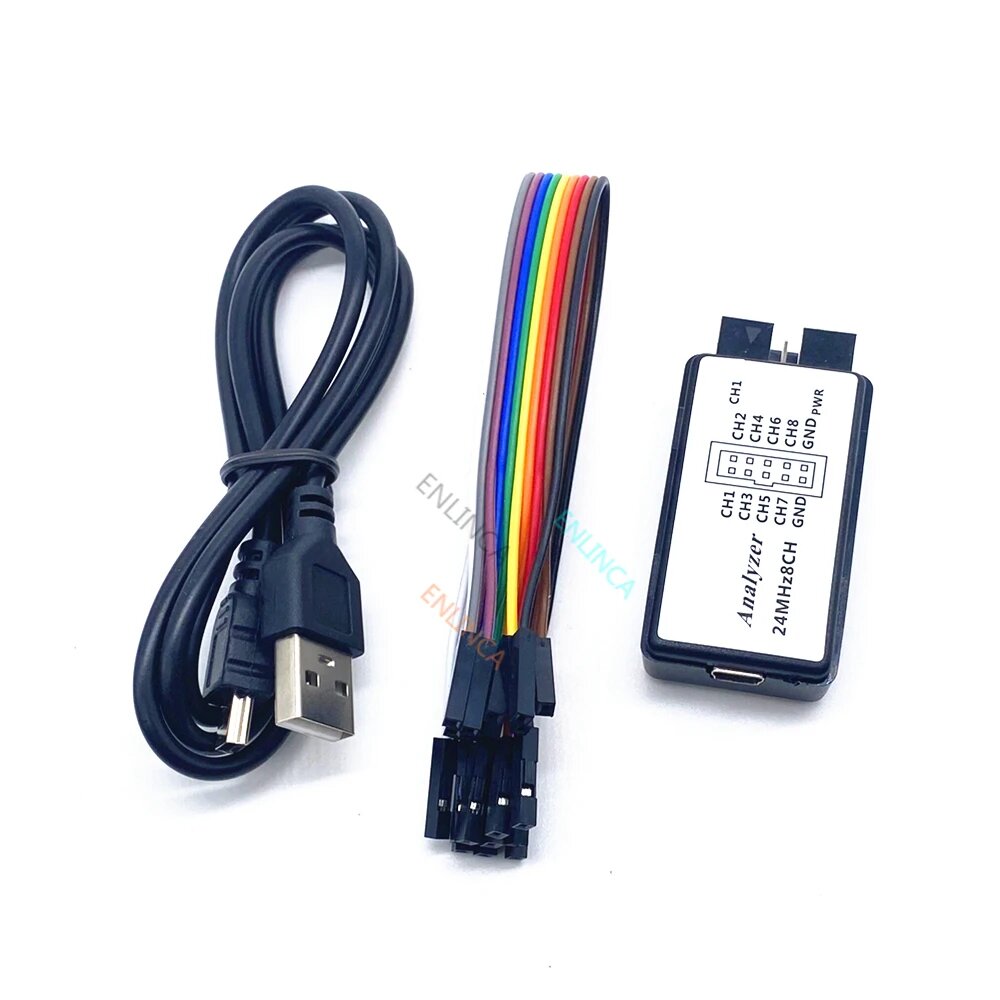 USB логический анализатор Saleae 24М 8 каналов