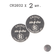 Батарейки Lithium CR2032 ZINCHU, 3.0V, с повышенной емкостью, 2 ш...