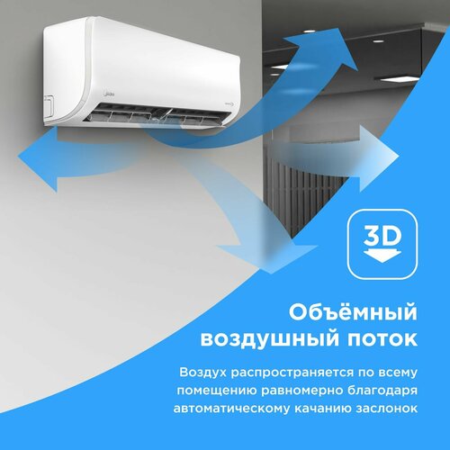 фото Настенная сплит-система инвертор midea paramount msag1-07n8c2s-i/msag1-07n8c2s-o, для помещений до 20 кв. м.