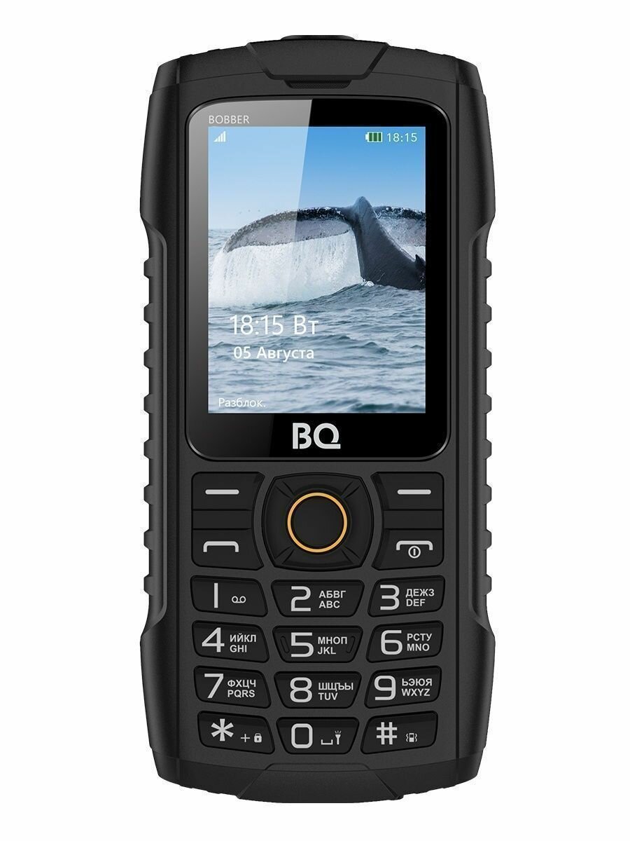 Комплект Сотовый телефон BQ BQ-2439 Bobber Black (2sim, 2.4", моноблок) + ПОДКЛЮЧЕНИЕ sim-карты МТС на 3 месяца