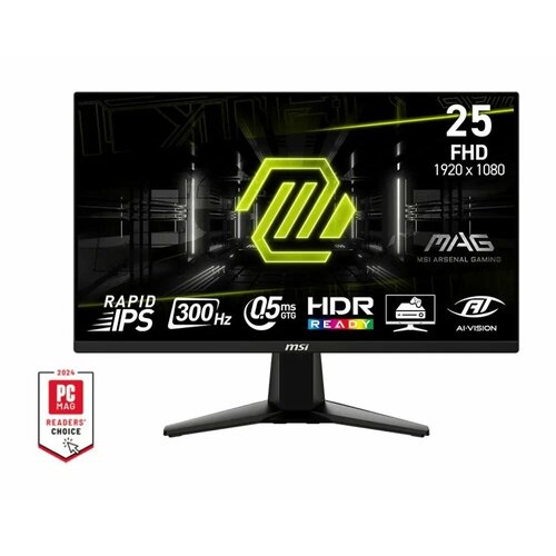 Монитор MSI MAG 255PXF 245 дюйма IPS 300Hz 1920x1080 черный 33347₽