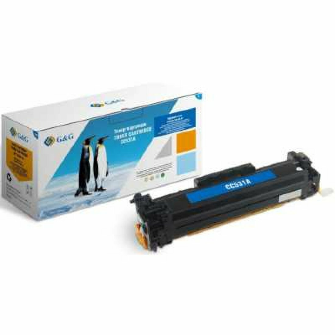 Картридж лазерный G&G GG-CC531A голубой (2800стр.) для HP CLJ CP2020/CP2025/CM2320 MFP