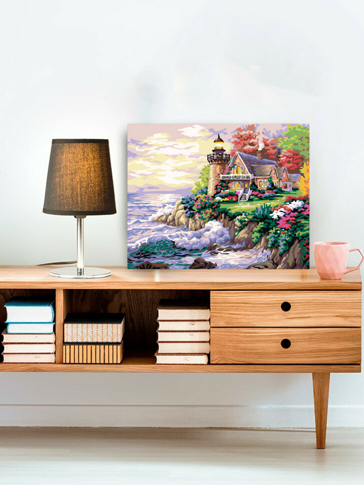 Картина по номерам "Дом у моря" — фото 1