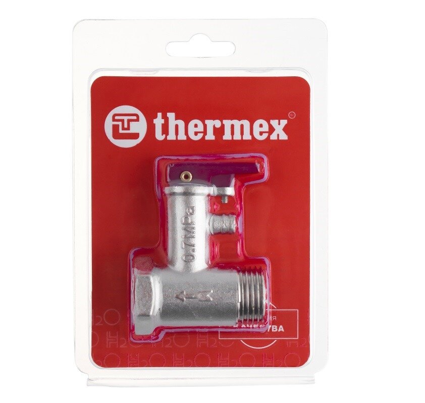 Клапан предохранительный THERMEX 1/2" 7 бар с ручкой (блистер)