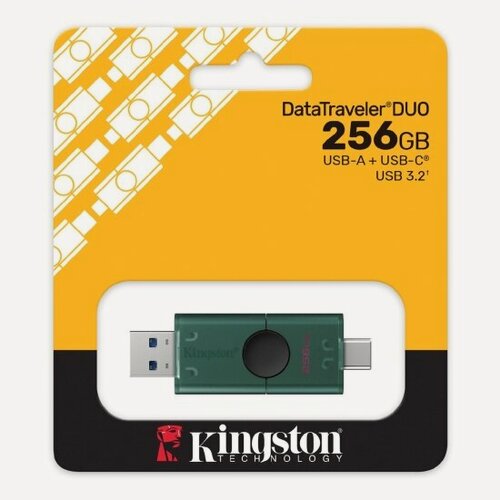 Изображение товара USB флешка Kingston 256Gb DataTraveler Duo USB 3.2 Gen 1