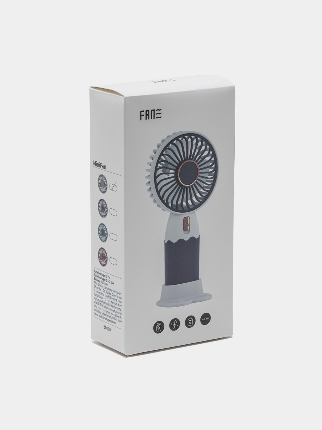 Портативный мини-вентилятор с USB зарядкой Вентилятор мини, портативный, ручной, компактный, USB зарядка — фото 1