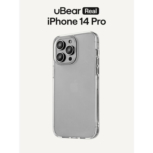 фото Чехол защитный ubear real case для iphone 14 pro, усиленный, прозрачный