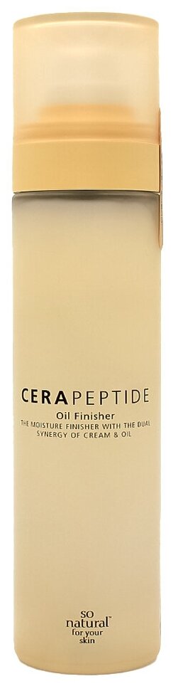 So Natural Двухфазный крем мист с пептидами Cera Peptide Oil Finisher 120 мл Корейская косметика