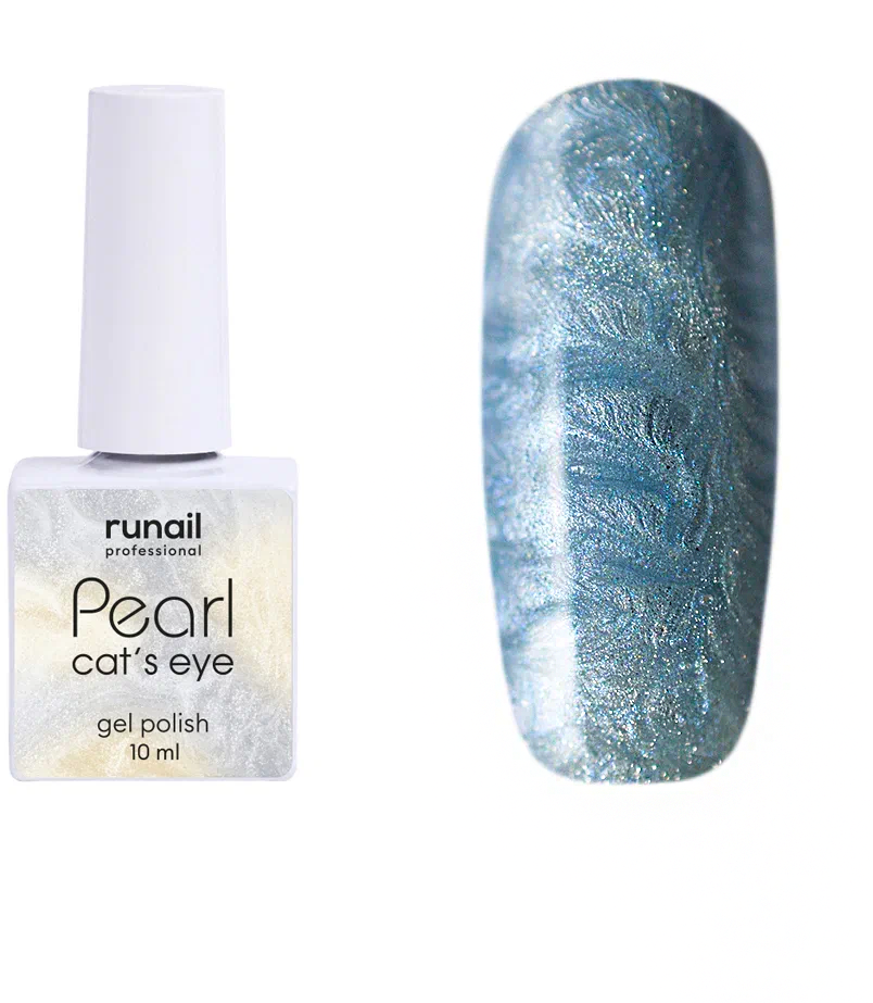 RuNail, PEARL CAT`S EYE - гель-лак №7643, 10 мл