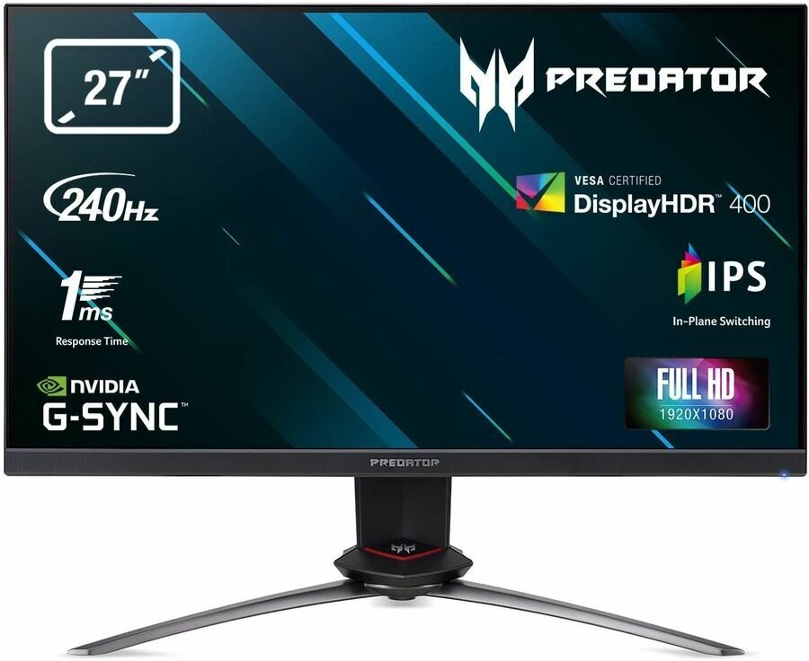 272" Монитор Acer Predator XB273GXbmiiprzx 1920x1080 240 Гц IPS