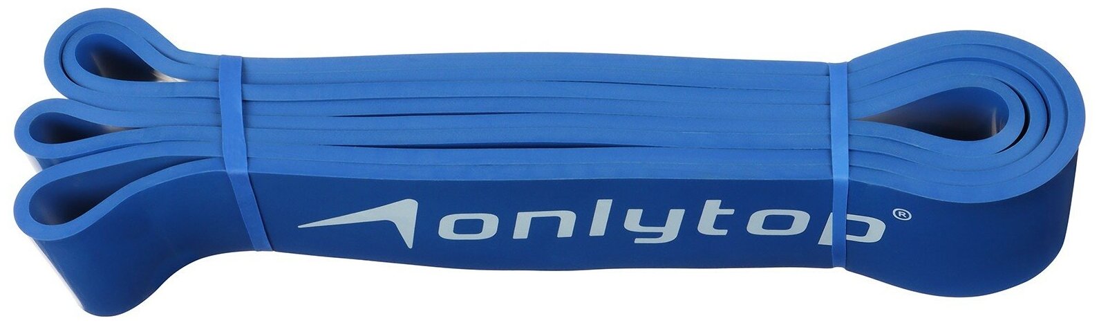 Эспандер ONLITOP, ленточный, многофункциональный, размер 208 х 4,5 х 0,5 см, нагрузка 17-54 кг, цвет синий - фотография № 11
