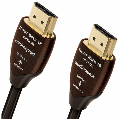 Гибридный оптический HDMI кабель Audioquest HDMI Root Beer 18 PVC 25.0m