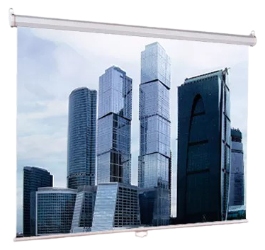 Экран настенный Lumien Eco Picture 160х160 см матовый белый восьмигранный корпус возм. потолочн-настенного крепления LEP-100105 - фото №1