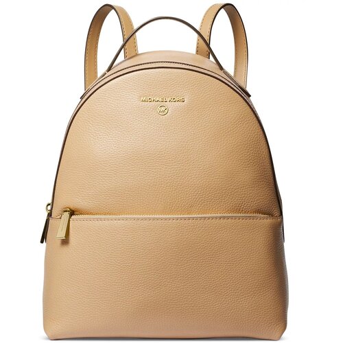 фото Рюкзак michael kors, натуральная кожа, бежевый, коричневый