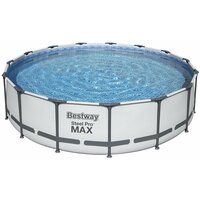 Каркасный бассейн Bestway Steel Pro Max 56488 (серый)