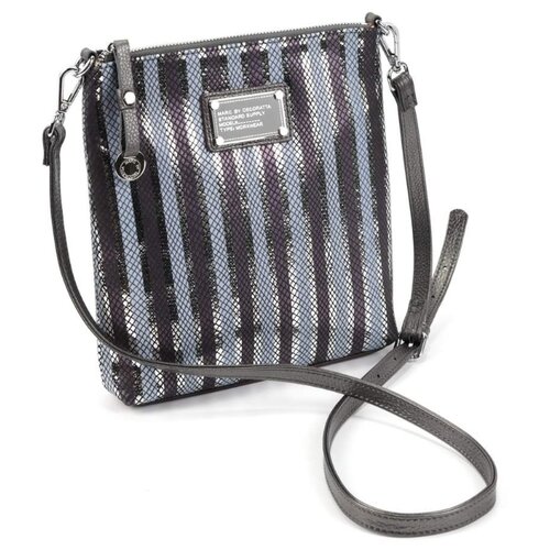 фото Женская кожаная сумка decoratta d-3731 блу-сильвер