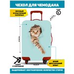 Homepick / Чехол для чемодана Cat_L/32338/ Размер L(70-80 см) - изображение