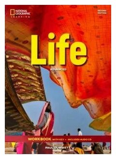 Dummet, Paul Hughes, John Stephenson, "Life 2Ed Adv WB + key + CD" мелованная - фото №1