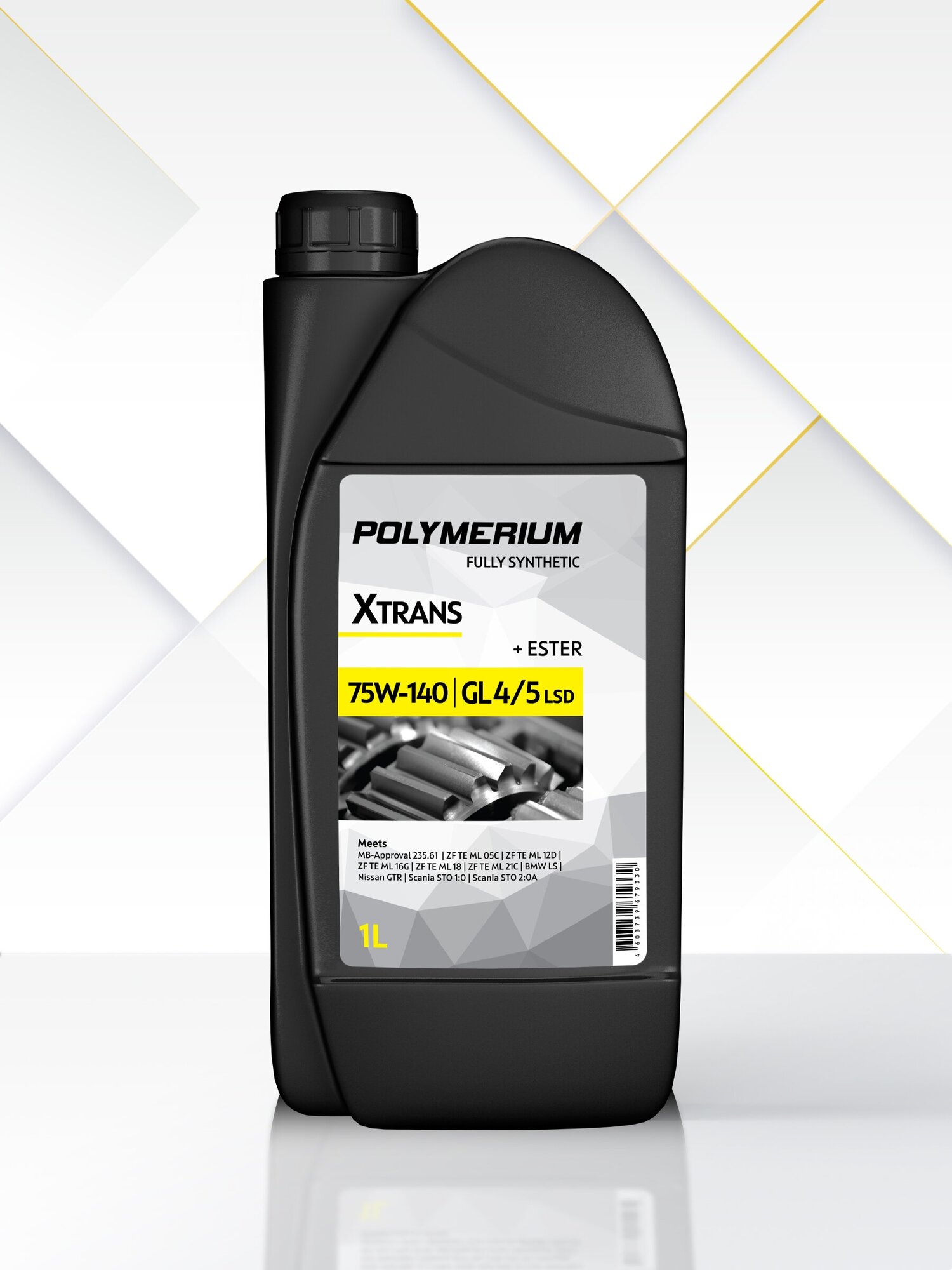 Масло трансмиссионное Polymerium XTRANS 75W-140 GL 4/5 75W-140