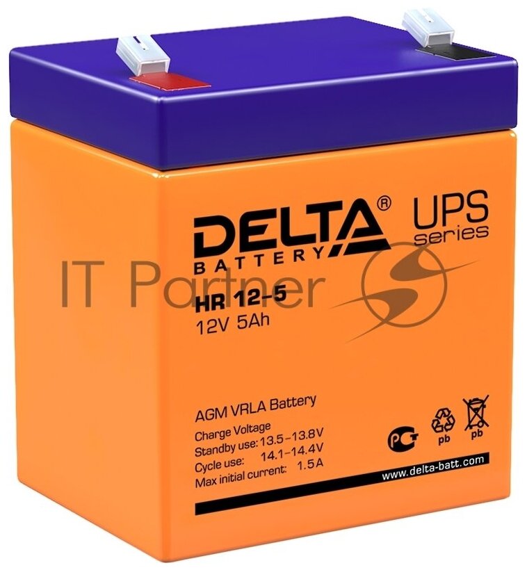 Аккумуляторная батарея Delta HR 12-51W (12V / 12Ah)