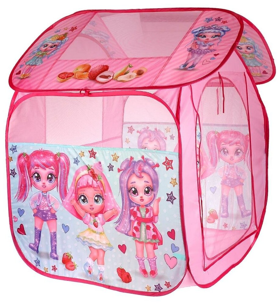 Палатка детская игровая Куклы-модницы, 83х80х105 см. в сумке Играем Вместе GFA-FLOL-R