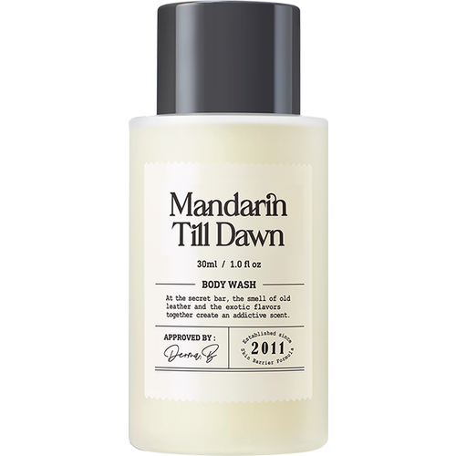 Гель для душа с ароматом пряного мандарина Derma: B Narrative Body Wash Mandarin Till Dawn 30 мл