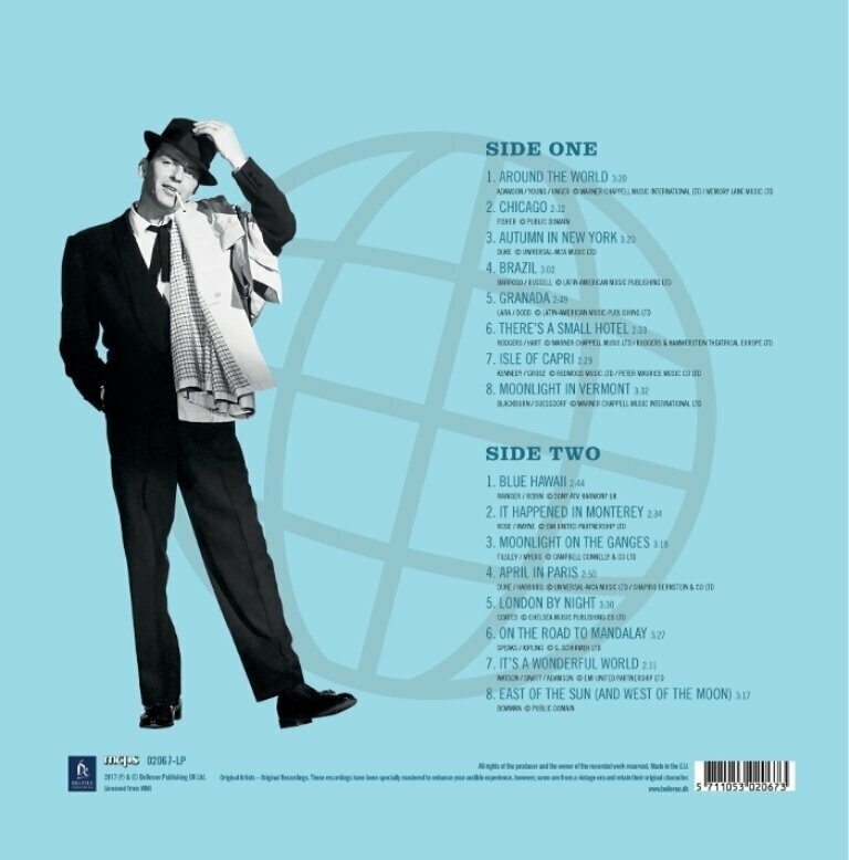 Виниловая пластинка Frank Sinatra. Around The World With Frank (LP) Мистерия звука - фото №3