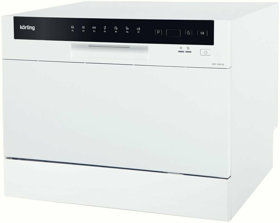 Отдельностоящая посудомоечная машина KORTING KDF 2050 W, компактная - фотография № 4