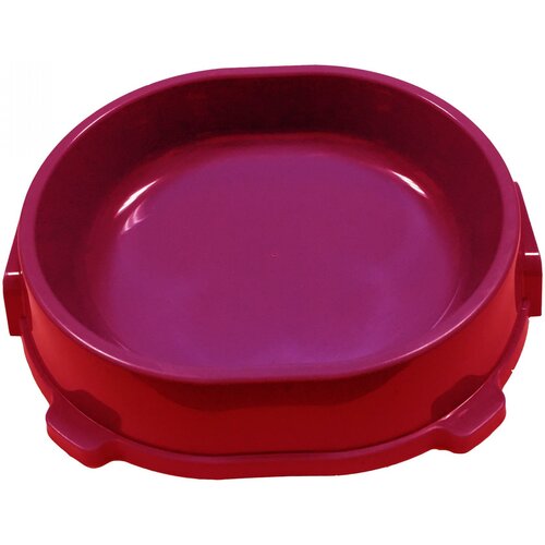 Пластиковая миска для животных Favorite (нескользящая, рубиновая/фиолетовая) 200 мл.