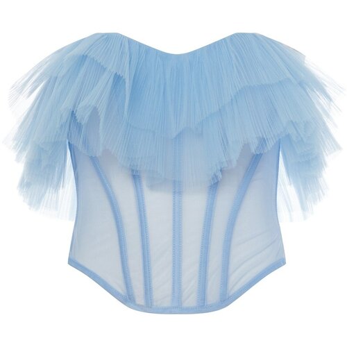 Корсет PEONIUM, размер 42, голубой