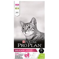 Корм для кошек pro plan delicate с ягненком, 10 кг