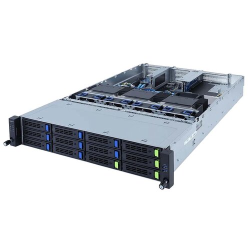 Сервер GIGABYTE R282-Z96 (rev. A00) без процессора/без ОЗУ/без накопителей/количество отсеков 3.5